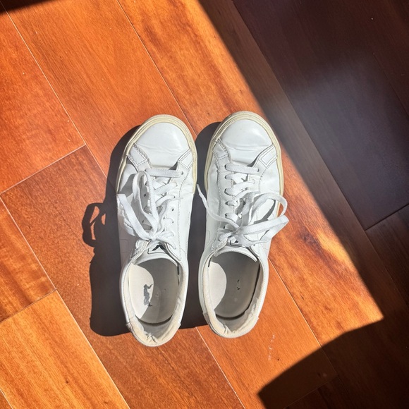 Veja Esplar Sneakers in White Natural Leather & Suede | Size 8 - Picture 2 of 12